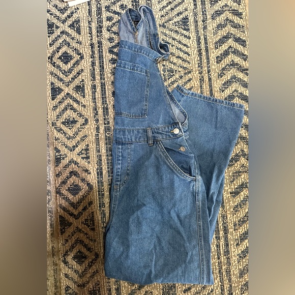 Forever 21 Jean Overalls size M - Picture 1 of 4